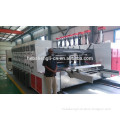 carton box printing slotting die cutting folding gluing machine in line